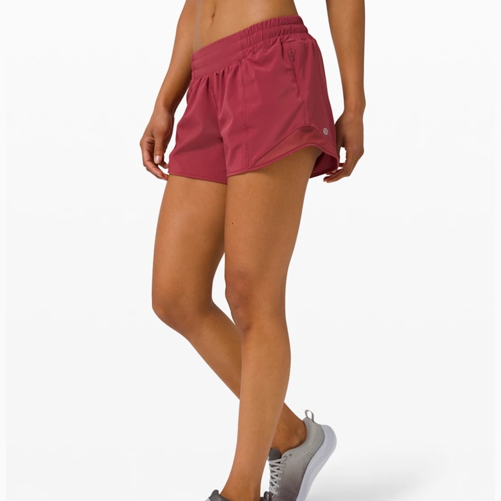 Lululemon Hotty Hot Short 4” * Chianti - Picture 5 of 6